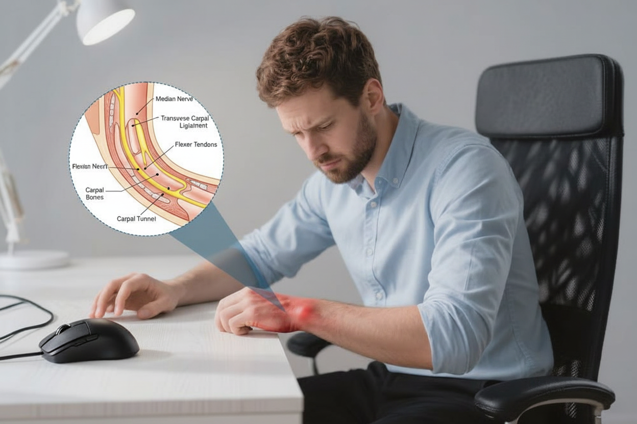 Ergonomic  Wireless Vertical Mouse